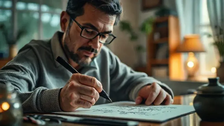 Esqueça os Aplicativos: 8 Exercícios de Caligrafia Simples para Relaxar Após um Dia Estressante