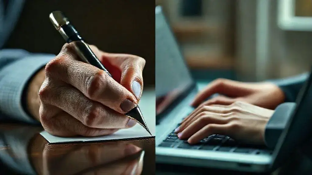 Por que Sua Mão Ainda Pensa Melhor do Que o Teclado (A Ciência por Trás da Escrita Manual)